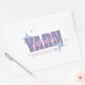 Yarn Self Care 楕円形シール (封筒)