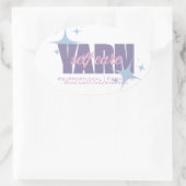 Yarn Self Care 楕円形シール (バッグ)