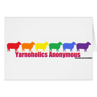 Yarnoholicsの匿名の虹のヒツジ
