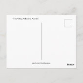 Yarra Valley Vineyard，メルボルン，オーストラリア ポストカード (裏面)