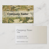 Yarrow分野、写真上の緑のレトロフィルター 名刺 (正面/裏面)