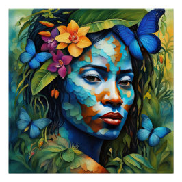 "Yarumi"蘭の精神 – アマゾニアの女性 ポスター