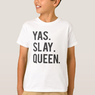 Yasは女王のプリントを殺害します Tシャツ