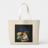 "Yasemina" Tote Bag ラージトートバッグ (裏面)