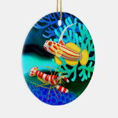 Yasha Haseのハゼ及びピストルエビのオーナメント セラミックオーナメント (右)