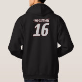 Yasinski 16 パーカ (裏面)