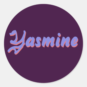 Yasmineのステッカー ラウンドシール