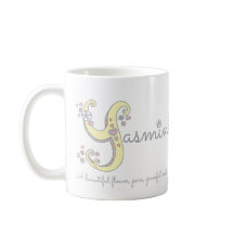 Yasmineの一流の意味装飾的なYモノグラムのマグ