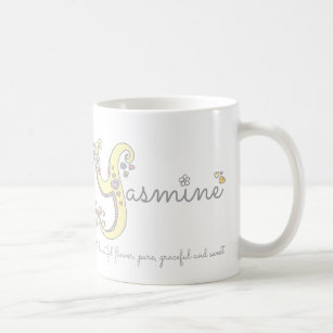 Yasmineの一流の意味装飾的なYモノグラムのマグ コーヒーマグカップ