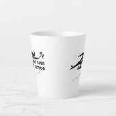 Yassメソッド署名付きラテカップ カフェラテマグ (正面)