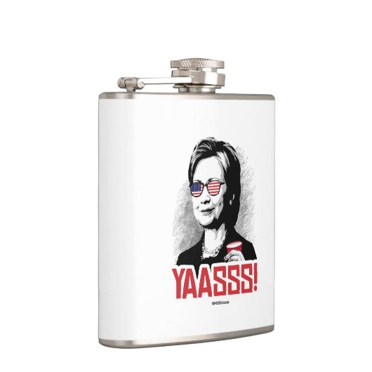 Yasssヒラリー-ヒラリーのパーティー好きな人 フラスク (右)
