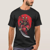 Yasuke Black Japanese Samurai Bushido Warrior Japa Tシャツ (正面)