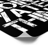 Yates Funny Surname Family Tree Birthday Reunion G ポスター (角)