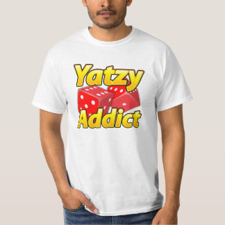 Yatzyの常習者のプロおもしろいの衣服! Tシャツ