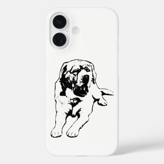 Yawn Break – クロップミニマル Case-Mate iPhoneケース (裏面)