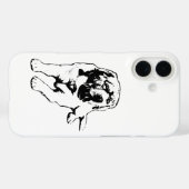 Yawn Break – クロップミニマル Case-Mate iPhoneケース (裏面 (横))