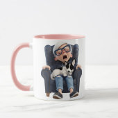 Yawn for coffee! Coffee Mug マグカップ (左)