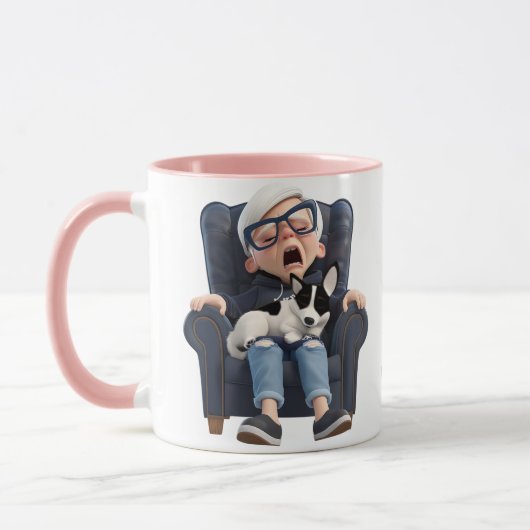 Yawn for coffee! Coffee Mug マグカップ (左)