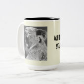 Yawning Koala-funny quote no2 ツートーンマグカップ (正面左)
