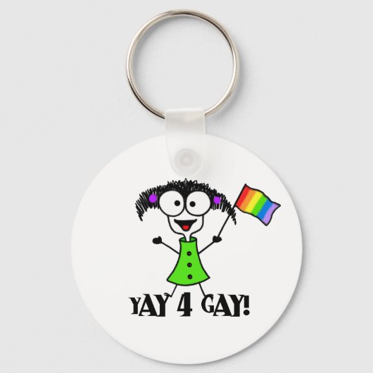 Yay 4のゲイKeychain キーホルダー (正面)