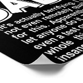 Yay! I'm A New Dad! - Funny Father's Day Joke Gift ポスター (角)