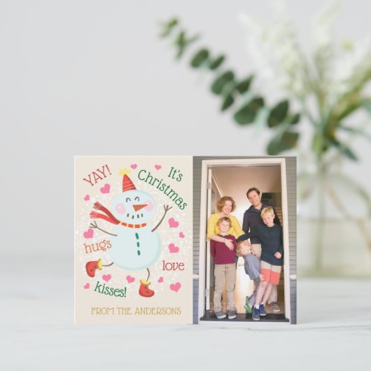 YAY Itsクリスマスフォトグリーティング シーズンポストカード (スタンド正面)