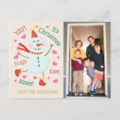 YAY Itsクリスマスフォトグリーティング シーズンポストカード (正面)