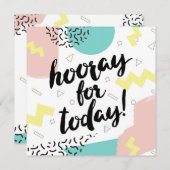 Yay, it's your birthday memphis eighties 90s girls シーズンカード (正面/裏面)