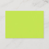 YAY, OMG, Oh My Gosh, God, lime green white card アドバイスカード (裏面)
