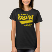 Yay Sports Do the Thing Win Points Swash Yellow Tシャツ (正面)