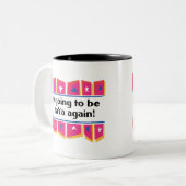 YaYaがあることを再度行くこと! ツートーンマグカップ (正面左)