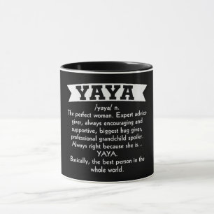 Yaya/祖母の定義 マグカップ