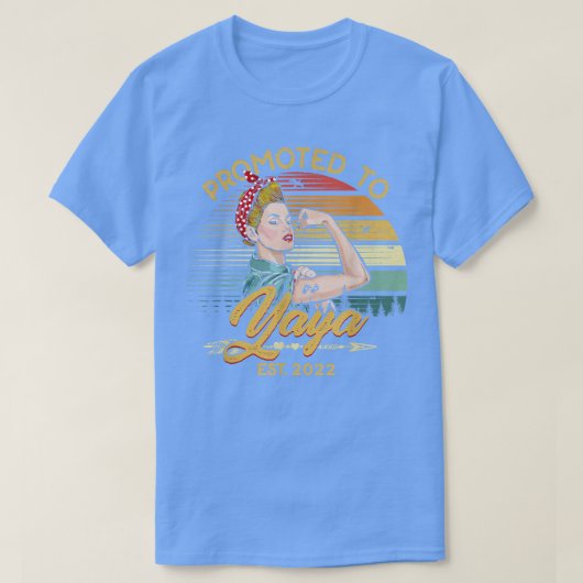 Yaya Est 2022女性ヴィンテージに初めて昇格 Tシャツ (デザイン正面)