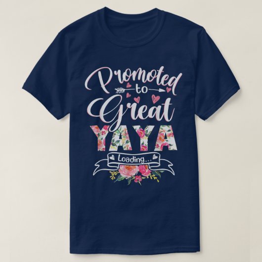 Yaya Est 2022素晴らしフローラに初めて昇格 Tシャツ (デザイン正面)