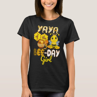 Yaya Of The Bee Dayガールビー誕生日パーティー Tシャツ