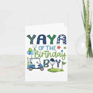 Yaya Of The Birthday Boy Hole In One Golf Sport  カード