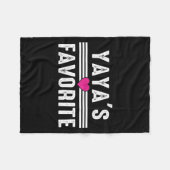 Yaya's Favorite  フリースブランケット (正面(横))