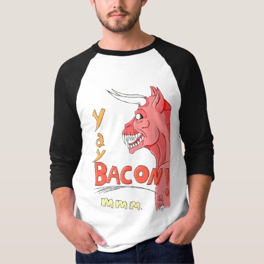 YayBaconのワイシャツ Tシャツ (正面)