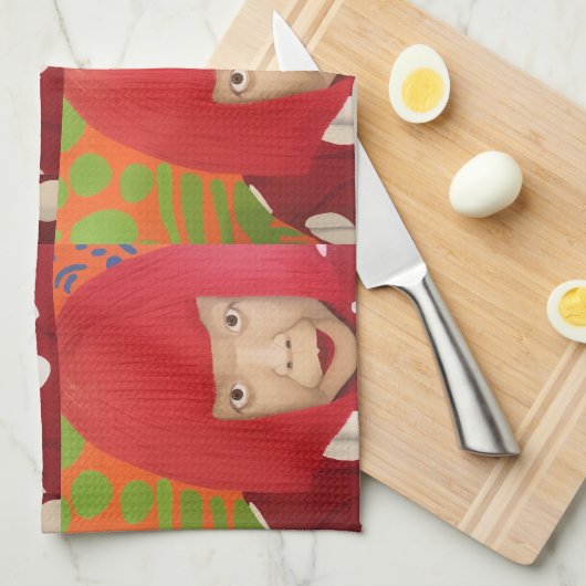 Yayoi Kusama キッチンタオル (四つ折り)