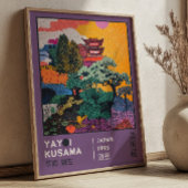 Yayoi Kusama Abstract Landscape Vibrant Exhibition ポスター