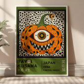 Yayoi Kusama Abstract Pumpkin Colorful Exhibition ポスター