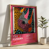 Yayoi Kusama Abstract Rhino Colorful Exhibition ポスター