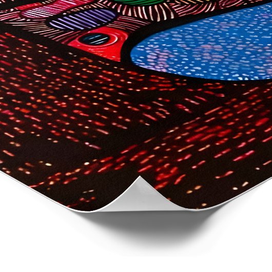 Yayoi Kusama art ポスター (角)