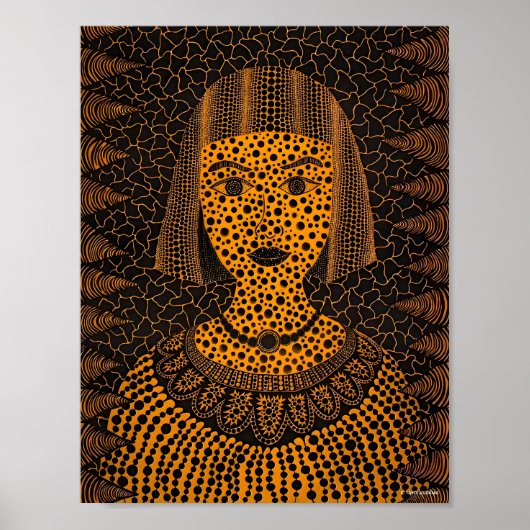 Yayoi Kusama art ポスター (正面)