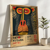 Yayoi Kusama Art Mandrill Illustration Exhibition  ポスター