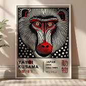 Yayoi Kusama Mandrill Retro Exhibition ポスター