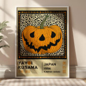 Yayoi Kusama Pop Art Pumpkin Exhibition ポスター