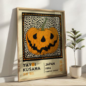 Yayoi Kusama Pop Art Pumpkin Exhibition ポスター