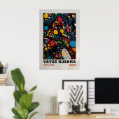 Yayoi Kusama Poster - Abstract Yayoi Kusama Print ポスター (ホームオフィス)