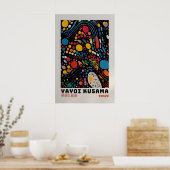 Yayoi Kusama Poster - Abstract Yayoi Kusama Print ポスター (キッチン)